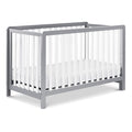 Carter's by DaVinci Colby 4-in-1 Low-Profile Convertible Crib in Grey and White, Greenguard Gold Certified