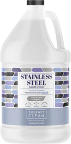 Therapy Stainless Steel Cleaner Bulk Refill, 64 oz. | Streak-Free, Removes Fingerprints, Removes Water Marks, For Appliances and Grills