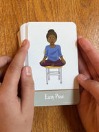 Chair Yoga Poses Cards for Kids: Movement Breaks or Brain Breaks in Classroom, Homeschool, Play Therapy, Calm Corner, or for Social Emotional Learning Activities and Test Taking Strategies