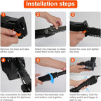 Pole Saw, 6-Inch Cordless Pole Saws for Tree Trimming, 21V Electric Pole Chainsaw W/2Pcs 3.0Ah Battery, 35FT/S Speed, 13.4FT Max Reach,Upgraded Multi-Angle Polesaw for Tree Hedge Trimming Bush Pruning