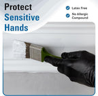 SWIFTLITE Disposable Nitrile Gloves Black, Food Safe Rubber Gloves Latex-Free Powder-Free for Cooking Food Prep Kitchen Clean