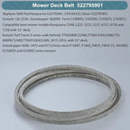 5/8 x 163'' Mower Belt for Husqvarna 522795901 539104335 Dixon 522795901 Exmark 126-2538 Grasshopper 382099 Ferris 5100003 5103395 5103675 5103872 Mower Drive Belt Kevlar Lawn Mower Belt (522795901)