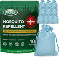 Mosquito Repellent Outdoor Patio & Yard: Natural Citronella & Peppermint Oil Pouches – Safe for Kids & Pets – Essential Oils Formula – Mosquitoes Repeller – Camping & Backyard