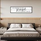 I Still Remember The Days I Prayed for What I Have Now Sign Wall Decor: Christian Wall Decor 16"x48" Large Farmhouse Signs Home Decor for Living Room Modern Master Bedroom Wall Art Above Bed Framed