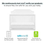 DaVinci Chloe Regency 4-in-1 Convertible Crib in White Greenguard Gold Certified