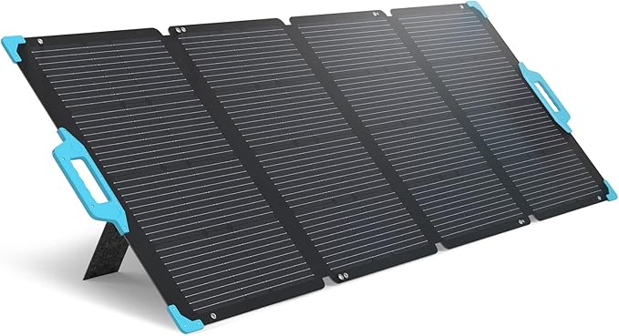 Renogy E.FLEX 220 Watt Waterproof Foldable Portable Solar Panel with Kickstand & Carry Handles for Road Trip, Camping, RV, and Fishing