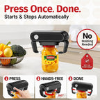 INSTACAN Effortless Electric Jar Opener Easy Opens Twist-Lid, One Handed Automatic Jar Opener for Weak Hands & Seniors with Arthritis, Battery Operated Essential Kitchen Gadgets Gift for Home
