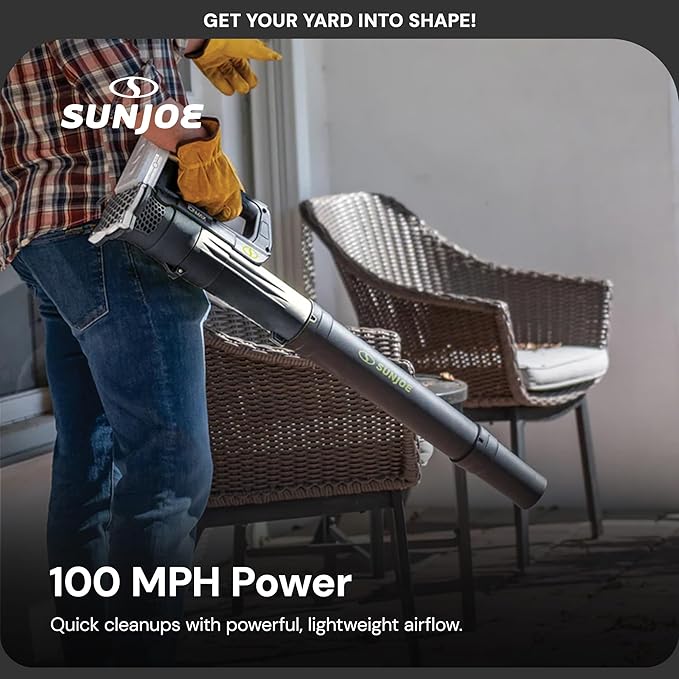Sun Joe 24V IONMAX Cordless Leaf Blower, Grass and Hedge Trimmer Outdoor Garden Combo Power Tool Kit with Batteries and Charger, 24V-GT4MAX-LTE