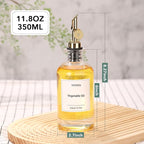 VOISEN Olive Oil Dispenser Bottle for Kitchen, Glass Oil Bottle Set of 6, Coffee Syrup Dispenser,Glass Oil Container with Metal Pourer,Funnel,56 Waterproof Labels