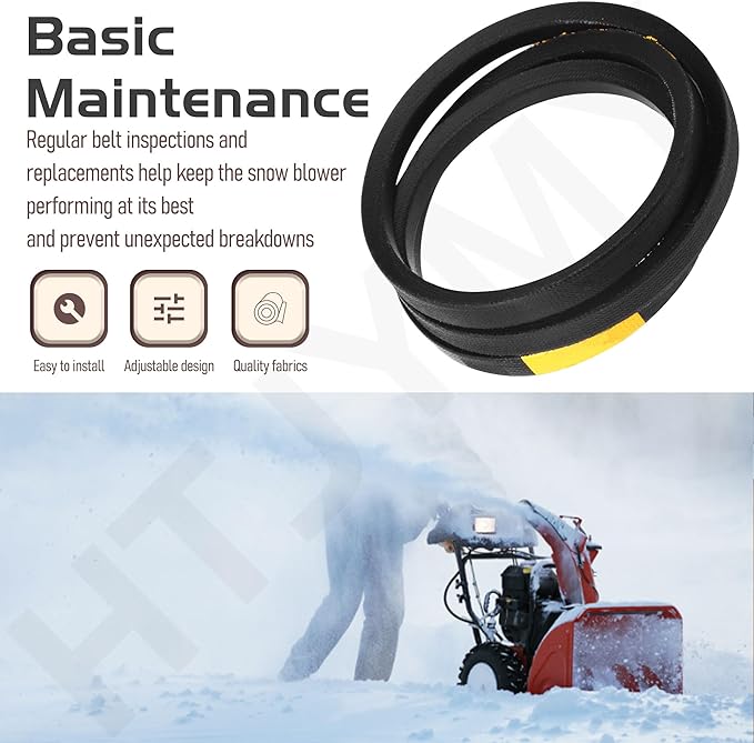 07200603 Wheel Drive V- Belt Compatible with Ari-ens Classic 24 E, Compact 20/22/24, SNO-Tek 24 120V/28 120V, ST24LE Snow Blower