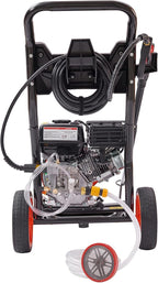 VEVOR Gas Powered Pressure Washer 3400 PSI 2.6 GPM, with Spray Gun and Extension Wand, 5 Quick Connect Nozzles, Copper Pump