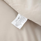 ROSGONIA Beige Twin Comforter Set for College Girls Boys, 1 Boho Comforter & 1 Pillowcase, All Season Kids Comforter Sets Lightweight Dorm Bedding