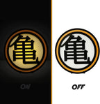 ABYSTYLE Dragon Ball Z Kame Symbol Decorative Portable LED Lamp 6.7" x 6.9" x 2.4" Room Office Home Décor Anime Manga Gift