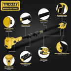 Cordless Pole Saw & Mini Chainsaw 2-IN-1, 21V 3Ah Battery Powered 6 Inch Brushless Electric Rotatable Pole Saw, 15-Foot Max Reach & Multi-Angle for Tree Branches Pruning, Wood Cutting