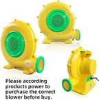 1100Watt/1.5HP High Power Air Blower for Large Inflatables, GONFLABLE Inflatable Bounce House Blower, Portable Fan Pump Blower Corded Commercial for Bouncy Castle, Jumper, Water Slide