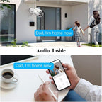 (90 Days Storage & Dual Antennas for WiFi Enhanced) AI Human Detected 2K 3.0MP Wireless Security Camera System,OOSSXX 10-Channel NVR HD Outdoor Home Surveillance WiFi Cameras Systems