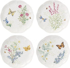 Lenox 897793 Butterfly Meadow Herbs Accent Plates, Set Of 4