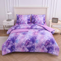 Full Size Bedding Sets Kids Bedding Sets for Girls,Galaxy Bedding 7pieces Glitter Pink Comforter Colorful Comforter Full Size Comforter Sets for Teen Girls(Multicolor)
