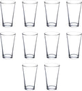 Libbey Pint Glass 16 oz. Set of 10, Bulk Pack - Beer Glasses, Heavy Duty Drinkware - Clear