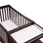 Graco Remi 4-In-1 Convertible Crib & Changer With Drawer (Espresso) – GREENGUARD Gold Certified, Crib And Changing-Table Combo, Includes Changing Pad, Converts To Toddler Bed, Full-Size Bed