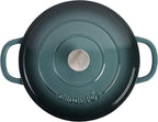 Crock-Pot Crock Pot Artisan Enameled Cast Iron Braiser W/Lid, 5 Quart, Slate Gray (Pack of 2)