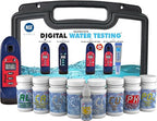 ITS 486201-KM Pool Exact EZ Photometer Master Pool Test Kit | 10 Parameters - F/C/T Chlorine, pH, Alkalinity, Calcium, Cyanuric, Copper, Salt, & Phosphate | 25 Tests All Parameters | NSF Certified