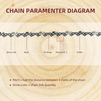 5 Pack 14 Inch Chainsaw Chain 52 Drive Links 3/8" LP Pitch .050'' Gauge Fit Craftsman, Echo CS-310, Poulan 190, Ryobi RY3714, Husqvarna 120, Makita, Greenworks- S52
