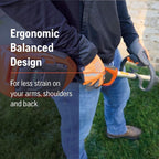 Husqvarna 110iL FLXi Cordless Grass Trimmer and Edger, Attachment Capable Battery Weed Trimmer with 4 Ah Battery and Charger Included, Extension Pole for Longer Reach