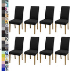 Dining Chair Covers, Stretch Seat Covers, Washable Furniture Protector | Washable, Stretch Fit, Soft, Non Slip, Dining Chair Covers, Seat Protector, Furniture Protector