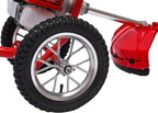 2-Stroke Hand Push Lawn Mower Gas Powered with Wheels,1.8KW 49CC Single-Cylinder Gasoline Engine Grass Trimmer Lawn Mower,Height Adjustable and Rear Wheels Foldable,6500-7000r/Min