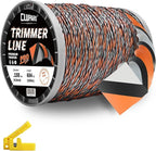 Cluparis 5-Pound Super Heavy Duty Trimmer Line .155-Inch-by-604-ft Twist Pro Trimmer Line Spool 3-Component Tri-Extrusion Weed Eater String with Super Line Cutter