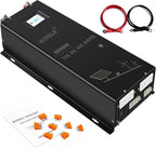 WZRELB Split Phase Power Inverter 6000W 36V Pure Sine Wave Inverter,Peak 12KW, 36VDC to 120V/240VAC,High Efficiency up to 91.6%,LCD Display, high Frequency Inverter for Off Grid System
