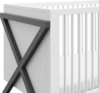 Storkcraft Equinox 3-in-1 Convertible Crib (Gray) – Easily Converts to Toddler Bed and Daybed, 3-Position Adjustable Mattress Support Base, Modern Two-Tone Design for Contemporary Nursery