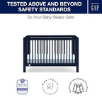 GAP babyGap Charlie 6-in-1 Convertible Crib - Greenguard Gold Certified, Navy
