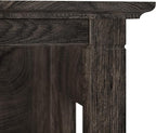 Bush Furniture Key West Tall 5 Shelf Bookcase in Dark Gray Hickory