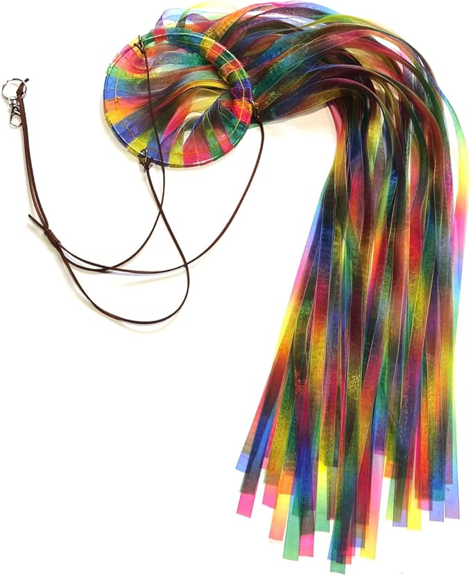 Ribbon Windsock Streamer, Outdoor Decorations for Your Patio, Garden, Yard, Dock and Camper, 49-Inch, WS49-XS