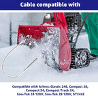 06900438 Upper Traction Replace Auger Cable Compatible with SNO-Tek 24 28 Ariens Compact 20 24 120V, ST24LE Snow Blower