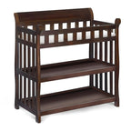 Delta Children Bentley 4-in-1 Convertible Crib and Eclipse Changing Table Bundle, Black Cherry