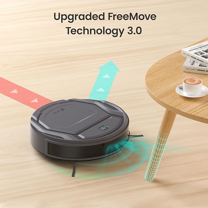 Lefant Robot Vacuums, 2200Pa Suction, 120 Min Runtime, WiFi/App/Alexa Control, Anti-Collision/Drop Sensor, Self-Charging Robotic Vacuum Cleaner, Slim, Q