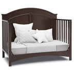 Delta Children Perry 6-in-1 Convertible Crib - Greenguard Gold Certified, Walnut Espresso