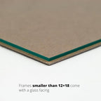 Craig Frames 7x8 Light Walnut Brown Picture Frame for Posters and Photos | Displays photos and prints behind clear glass, ready to hang, made in the USA