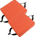 Square Bar Stool Cushion Set of 2 - 14x14/15*15/12*12 Thick 5/8cm Dining Chair Seat Pads (Color: 11#)