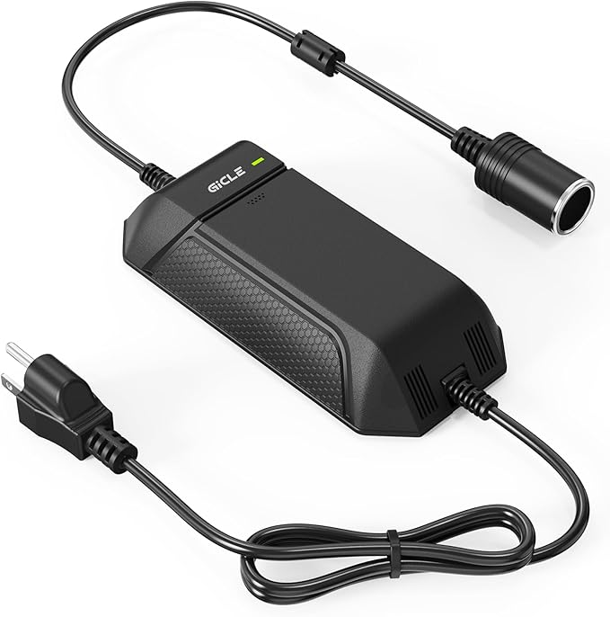 AC to DC Converter, AC/DC 12V 15A 180W Power Supply Adapter Transformer for Tire Inflator, Car Refrigerator, Paddle Board Pump, 110V to 12V Converter Car Cigarette Lighter Adapter Power Supply