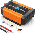 Ampeak 2000W Power Inverter 6.2A Dual USB Ports 3AC Outlets Stable Voltage Output Inverter DC 12V to AC 120V 17 Protections for Truck, Hurricane, Rv