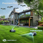 SUNSEEKER X7 Wireless Robot Lawn Mower 0.75 Acre/ 32,000Sq. Ft, with Garage, Vision AI System & RTK, Path Planning, Adaptive Floating Cut Height up to 4", for Medium to Large Yards