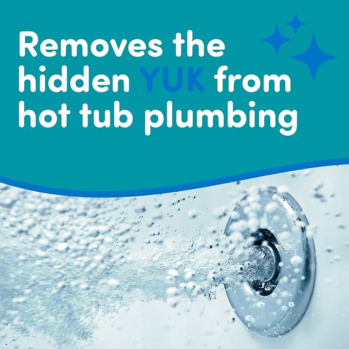 Oh Yuk Healthy Hot Tub Cleaner, The Most Effective Hot Tub Cleaner for Indoor and Outdoor Hot Tubs and Spas - 16 Ounces