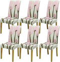 Dining Chair Covers, Stretch Seat Covers, Washable Furniture Protector | 6 Pack, Washable, Stretch Fit, Soft, Non Slip, Dining Chair Covers, Seat Protector, Furniture Protector