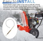 06900438 Snow Blower Auger Upper Traction Cable Fits for Ariens Compact 20 24 SNO-Tek 24 28 120V ST24 Snowblower Replacement Parts #24916003 AMP 24916303