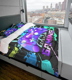 Sunnycitron Gaming Comforter sets for Boys Bedding Sets Kids Bed Comforter Set Gamer Bedding with Comforter Full size Boys Teen Gamer Gamepad Comforter Set for Gaming bed,1 Comforter 2Pillowcases