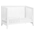 Babyletto Sprout 4-in-1 Convertible Crib with Toddler Bed Conversion Kit in White, Greenguard Gold Certified